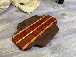 Serving Board (Walnut, Alder, Paduk)